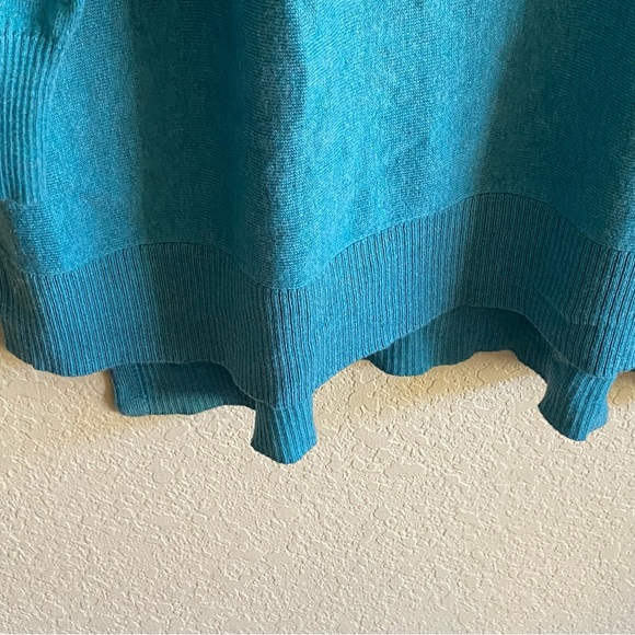 Soft Surroundings 1X Blue Knit Sweater - Picture 3 of 5